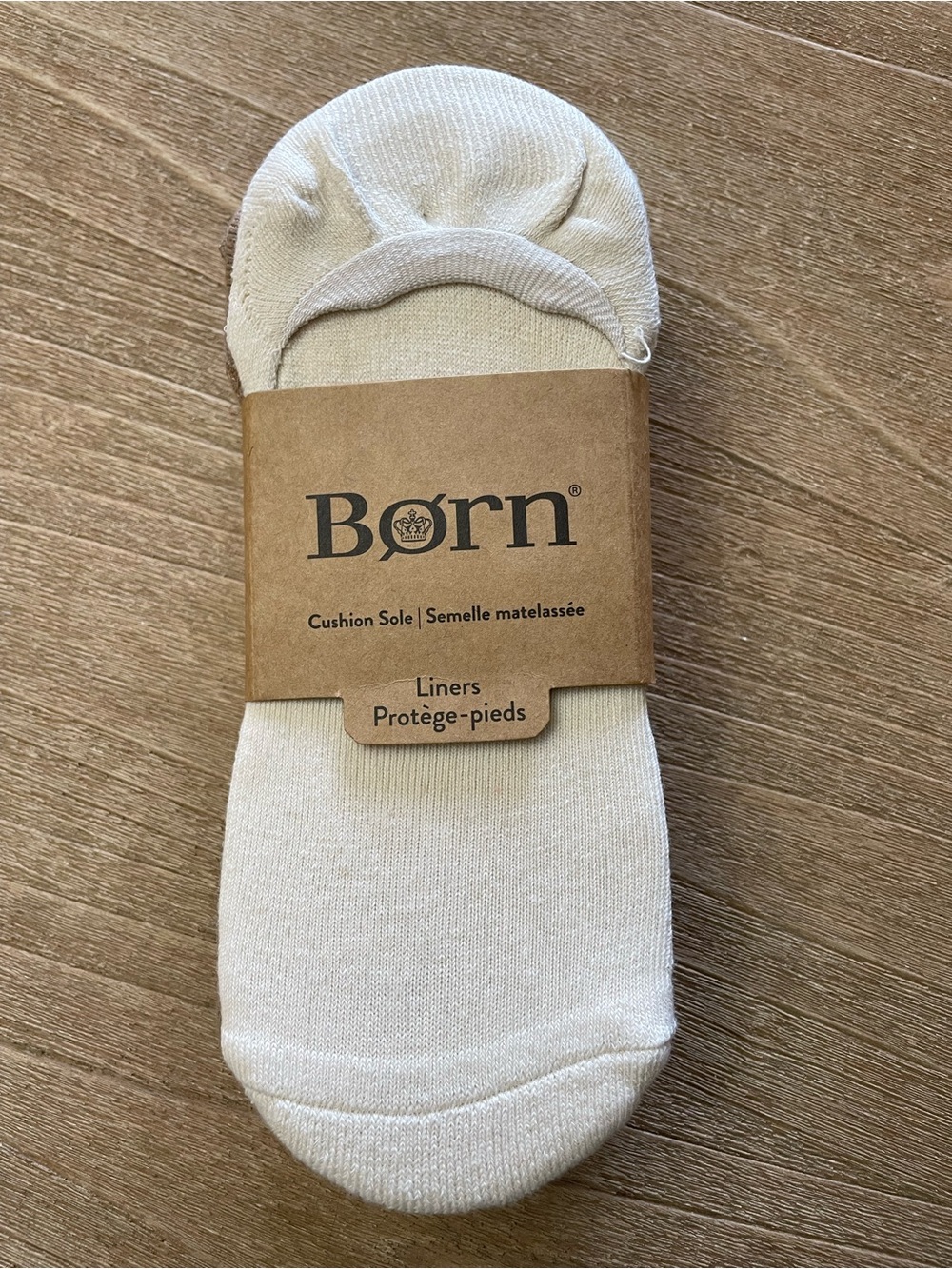 Born Men's No-Show Liner Socks 5 pack in shades of tan and brown